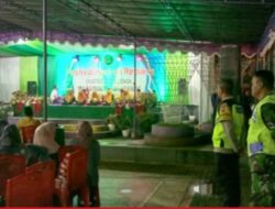 Bhabinkamtibmas Kutowinangun Lor Dan Babinsa Amankan Festival Hadroh Rebana Di Wilayah Binaan