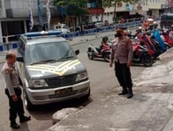 Polsek Sidomukti Patroli Di Pertokoan Jalan Sudirman Jelang Sholat Jum’at