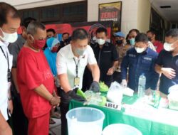 Ditresnarkoba Polda Jateng Musnahkan 3,4 Kg Barang Bukti Sabu Dengan Cara Diblender Dan Dicampur Air Sabun