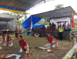 Polsek Sidomukti Pengamanan Tekankan Disiplin Prokes Pengunjung Festival Reog dan Kuliner UMKM