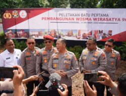 Gubernur Akpol Lakukan Groundbreaking Pembangunan Wisma Wirasatya 96