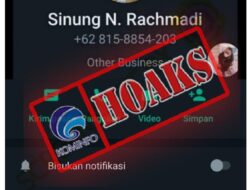 [HOAKS] Akun WhatsApp Mengatasnamakan Pj Wali Kota Salatiga Sinoeng N. Rachmadi