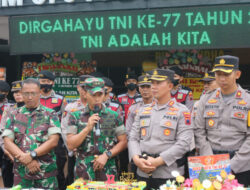 Hut TNI Ke 77 Kapolres Banjarnegara Berikan Surprise Untuk Kodim 0704/Banjarnegara