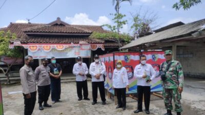 Jelang Pilkades, Kapolsek Karanganyar Bersama Forkopimca Cek Kesiapan TPS Ngemplik Wetan