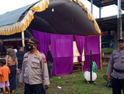 Kapolsek Gajah Cek Dan Monitoring Pilkades Di Wilayah Hukumnya