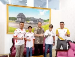 Mantap! Lolos ke Spanyol, Pembalap Belia Banjarnegara Berpamitan ke Pj Bupati