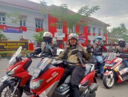 Melintasi Banjarnegara, Rombongan Bikers Touring Pengayoman Disambut Hangat Jajaran Rutan Banjarnegara