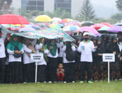 Peringatan Hari Santri Nasional di Kabupaten Banjarnegara, Meriah Meski Sempat Diguyur Hujan
