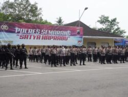 Pilkades serentak, Polres Semarang Dapat Bantuan 135 Personil Polres Tetangga dan Brimob