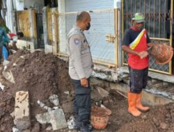 Polisi Imbau Pengerjaan Selokan Di Nanggulan Salatiga Tak Ganggu Aktifitas Warga