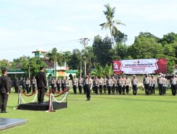 Polres Batang Melaksanakan Upacara Bendera Peringati Hari Sumpah Pemuda ke-94