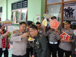 Polres Salatiga Datangi Seluruh Kesatuan Militer Peringatan HUT Ke-77 TNI