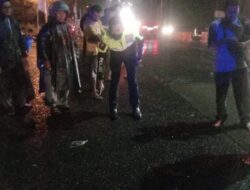 Kecelakaan di JLS Satu Pengemudi Terluka Disebabkan Hujan Deras dan Rem Blong