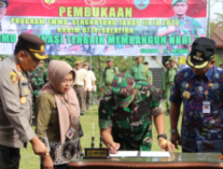 TMMD Sengkuyung Tahap III di Kota Salatiga Resmi Dibuka, TNI Polri Siap Bangun Desa
