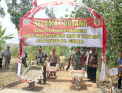 TMMD Sengkuyung Tahap ke-3 TNI dan Forkompinda Pati Akan Beton Jalan Desa Prawoto dan Bermi