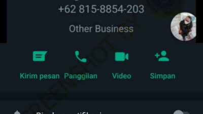 Turn Back Hoax: [SALAH] Akun Whatsapp Pj Wali Kota Salatiga Sinoeng N Rachmadi Menawarkan Barang Jasa “+628158854203”