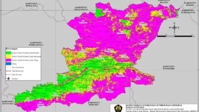 Warga Banjarnegara Diimbau Selalu Waspada, Terutama Kawasan yang Masuk Peta Zona Merah Pergerakan Tanah dan Longsor Ini