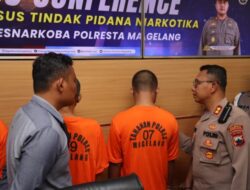 Bawa Sabu Dari Jakarta, 4 Orang di Magelang Ditangkap Polisi