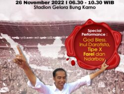 Besok, Gabungan Relawan Jokowi Berbagai Daerah Akan Gelar Silaturahmi Nasional di GBK