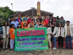 Bhabinkamtibmas Kutowinangun Lor Monitoring Kegiatan Launching KPP Lahan Kelurahan Binaan