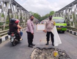 Dear Warga Purbalingga dan Banjarnegara, Jembatan Kali Serayu Penghubung Dua Kabupaten Ditutup