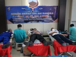 HUT ke-72 Polairud, Polisi di Batang Sumbangkan Puluhan Kantong Darah