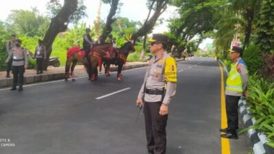 Kapolda Bali Terjun Langsung Pengamanan Pintu Masuk Area Tahura Mangrove