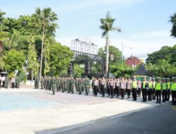 Kapolres Rembang Pimpin Apel Gabungan Sinergitas TNI-Polri