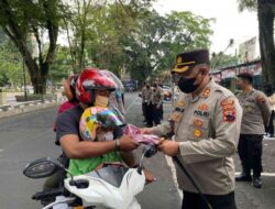 Kapolres Salatiga Sosialisasikan Layanan Call Center 110 Polri