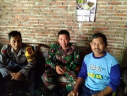 Kekompakan TNI-Polri Sinergi Jaga Kondusifitas Desa Binaannya