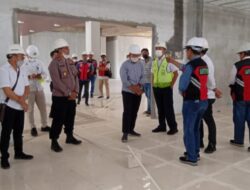 Kesiagaan Anggota Polsek Tingkir Amankan Inspeksi Dirjen Perhubungan Darat Kementrian Perhubungan Ke Proyek Revitalisasi Terminal Salatiga
