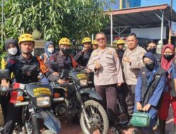 Patroli Kesehatan Polri Jangkau Korban Gempa di Wilayah Terisolir Dengan Sepeda Motor