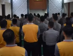 Peduli Korban Gempa Cianjur, Polres Demak Gelar Sholat Ghaib dan Penggalang Dana