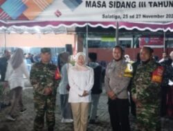 Pengamanan Kegiatan Dalam Rangka Reses Masa Sidang III Tahun 2022 Di Kediaman Anggota DPRD Hj Riawan Woro Endartiningrum, SE