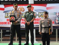 Perkuat Sinergitan Keamanan TNI-Polri Banjarnegara Apel Sinergitas