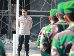 Pimpin Apel Gabungan Sinergitas TNI-Polri, Kapolres Rembang Tekankan Soliditas antara Kodim 0720/Rbg dan Polres Rembang
