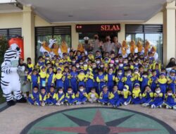 Polisi Sahabat Anak, PAUD Kec. Bandungan Kunjungi Polres Semarang