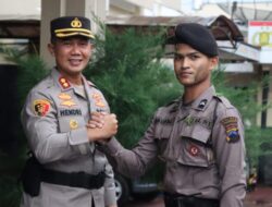 Polres Banjarnegara Gelar Pembinaan Tradisi Pembaretan Anggota Sat Samapta