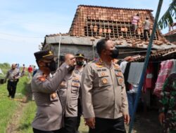 Polres Demak Terjunkan Personel Untuk Bantu Korban Angin Puting Beliung