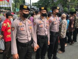 Polres Demak Turunkan Ratusan Personil Amankan Pelantikan Kepala Desa Serentak