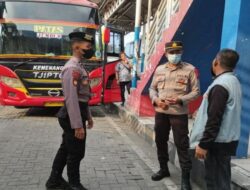 Polresta Sidoarjo Patroli Terminal Bus Purabaya, Dalam Ops Puri Agung 2022