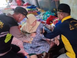 Polri Berikan Layanan Kesehatan ke Ribuan Warga Korban Gempa Cianjur
