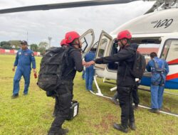 Polri Sisir Lokasi Desa Diduga Terisolir Terdampak Gempa Cianjur Pakai Helikopter dan Drone