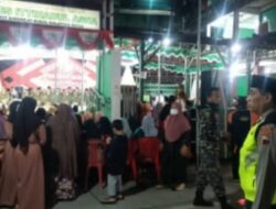 Polsek Tingkir Pam Pentas Orkes Gambus Peringatan Maulid Nabi Muhammad SAW di Ponpes Ittihatul Asna Klumpit