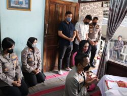 Program “Tilik Sedulur”, Kapolres Semarang takziah ke Personil Polsek Ungaran