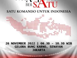 Relawan Jokowi Gelar Silaturahmi Nasional Bertajuk “Nusantara Bersatu” di GBK