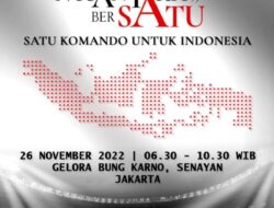 Silaturahmi Nasional “Nusantara Bersatu” dari relawan Jokowi di GBK Sabtu Besok