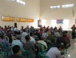 Wakapolsek Sidomukti Himbau Disiplin Prokes Dalam Rapat Sosialisasi Rencana Pemekaran Kelurahan Dukuh