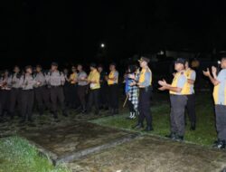 11 Bintara Remaja Polres Batang Jalani Pembinaan Tradisi Jalan Kaki
