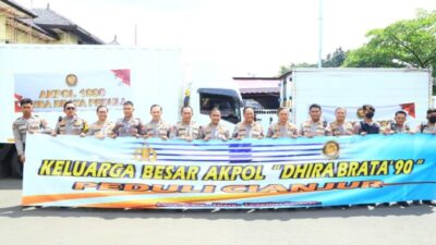 Aksi Alumni Akademi Kepolisian 1990 Bantu Korban Gempa Cianjur